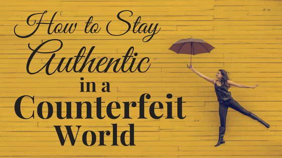 A girl with an umbrella wants to be authentic in this blog post by Jebraun Clifford